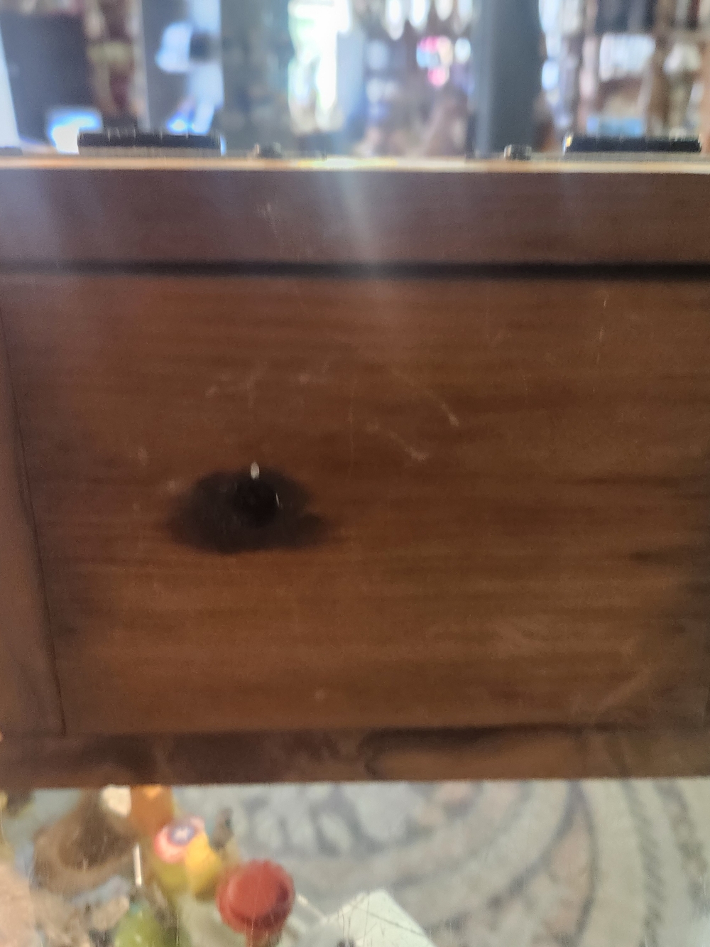 Hand-Painted Cow Recipe Box with Daisies - Picture 3 of 3